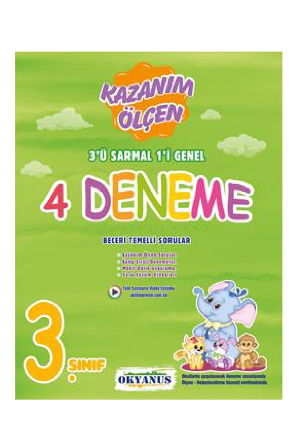 Okyanus Yayınları 3.Sınıf 4'Lü Deneme