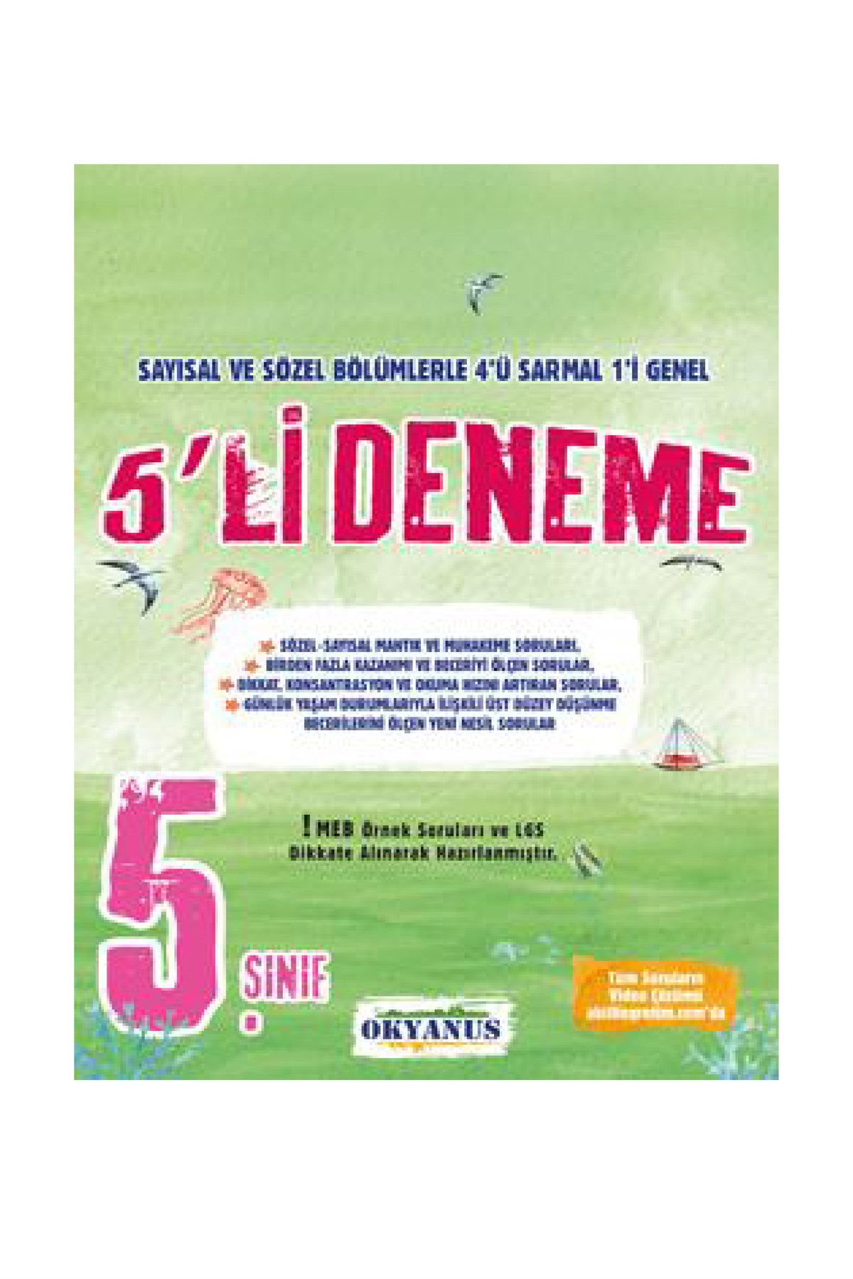 Okyanus Yayınları 5.Sınıf 5 Li Deneme