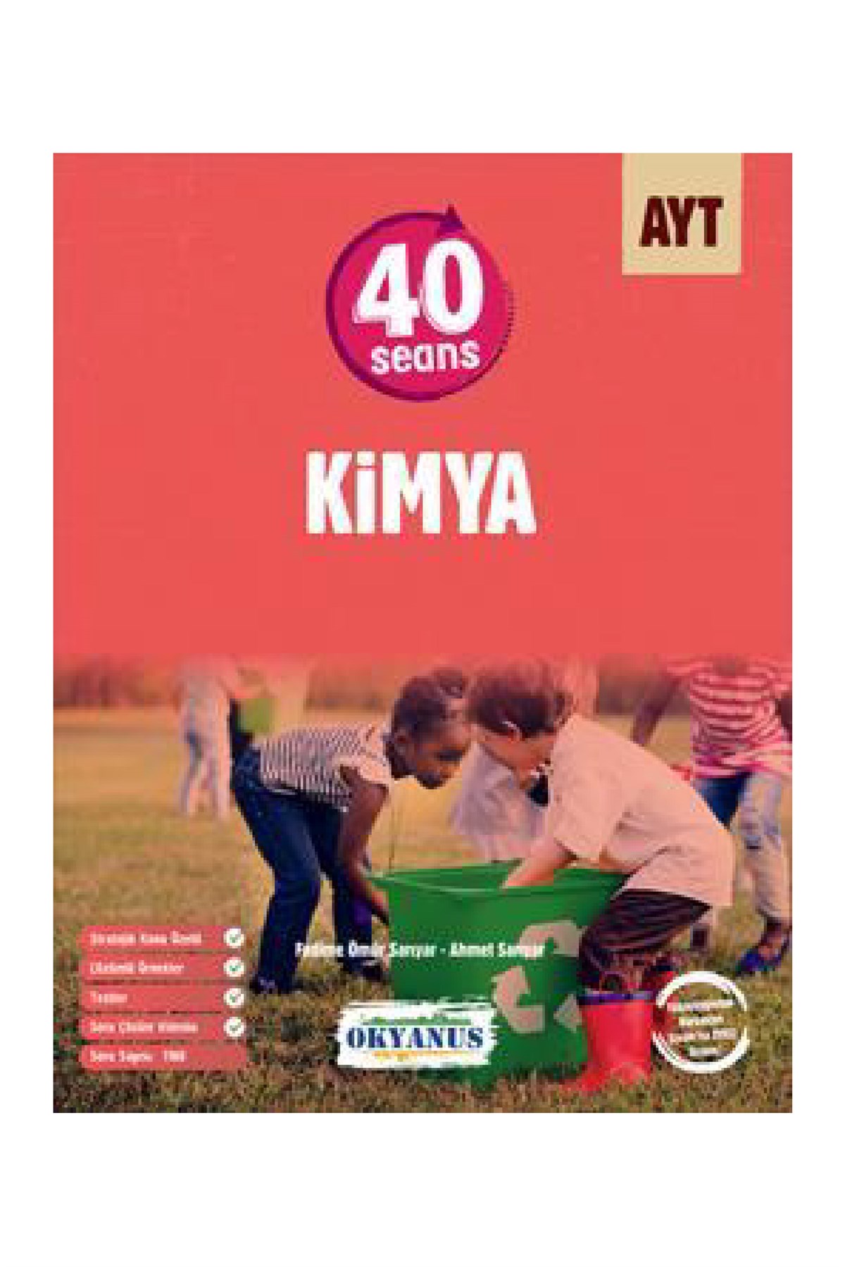 Okyanus Yayınları AYT 40 Seans Kimya Soru Bankası