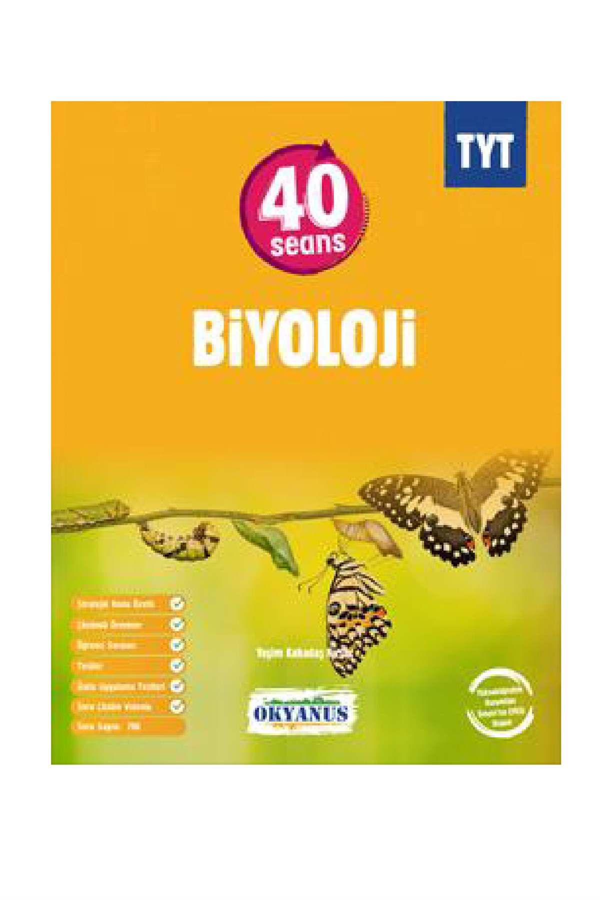 Okyanus Yayınları TYT 40 Seans Biyoloji Soru Bankası