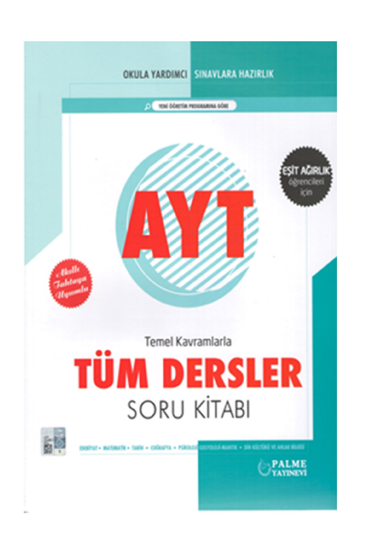 Palme Yayınevi AYT Tüm Dersler Soru Kitabı (Eşit Ağırlık)