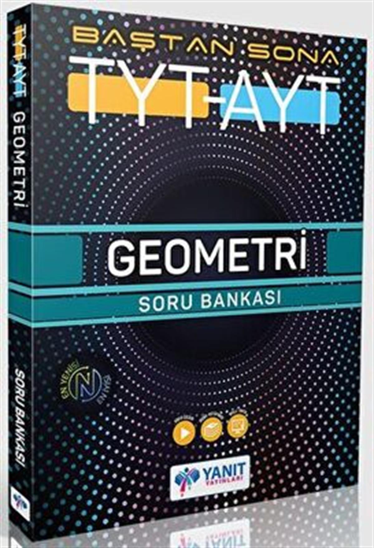 Yanıt Yayınları Baştan Sona TYT-AYT Geometri Soru Bankası