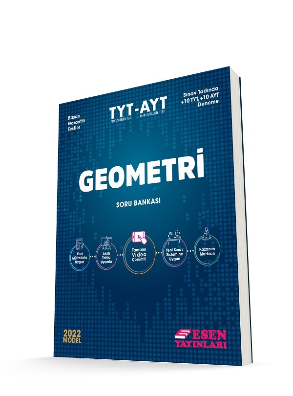 Esen Yayınları 2022 TYT-AYT Geometri Soru Bankası