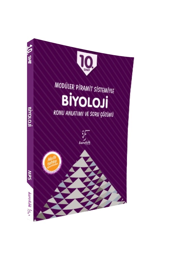 Karekök Yayınları 10.Sınıf Modüler Piramit Sistemiyle Biyoloji Konu Anlatımı ve Soru Çözümü
