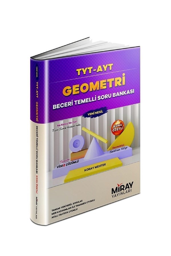Miray Yayınları TYT-AYT Geometri Konu Özetli Soru Bankası