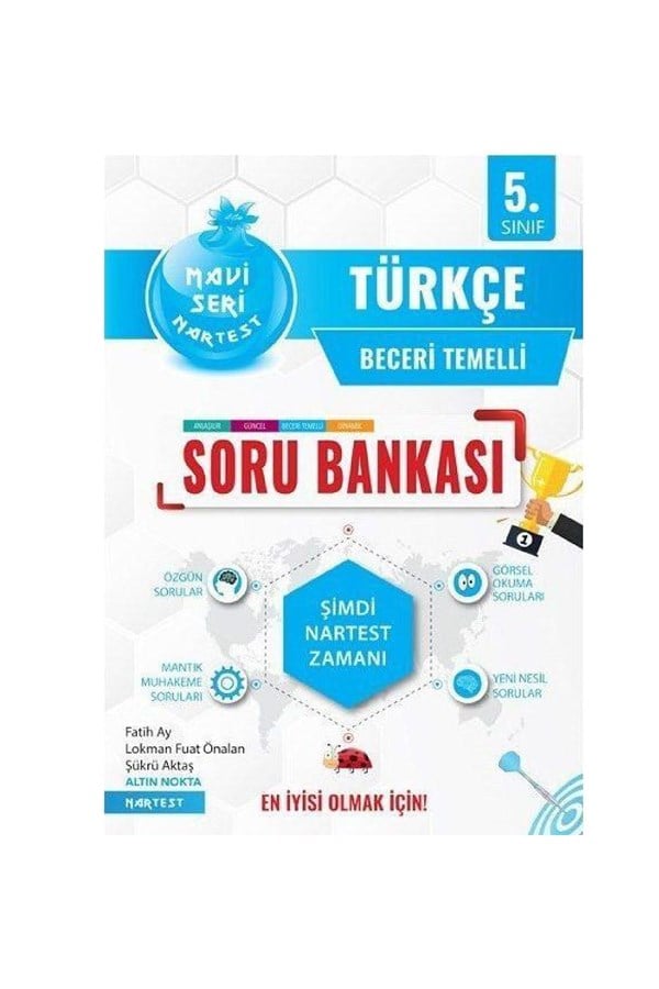 Nartest Yayınları 5.Sınıf Mavi Türkçe Soru Bankası