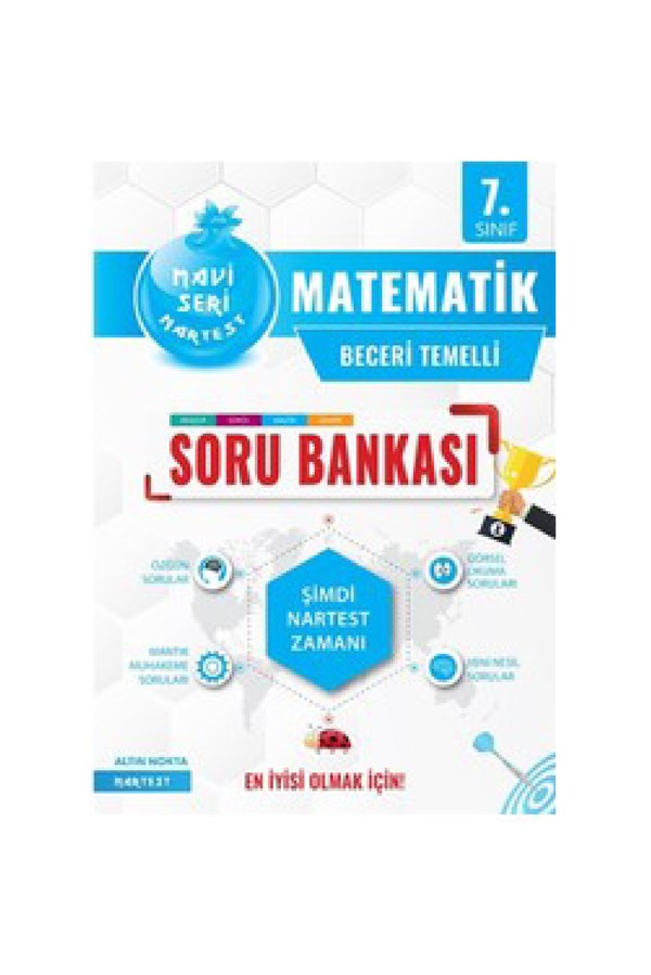 Nartest Yayınları 7.Sınıf Mavi Matematik Soru Bankası