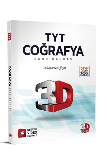 3D Yayınları TYT Coğrafya Soru Bankası