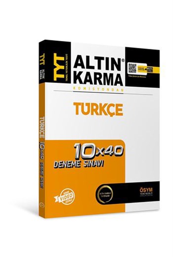 Altın Karma TYT Türkçe 10x40 Deneme Sınavı