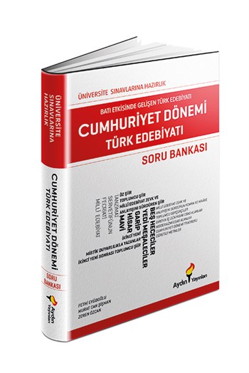 Aydın Yayınları Cumhuriyet Edebiyatı Soru Bankası