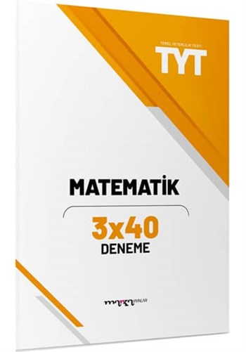 Marka Yayınları Tyt Matemaik 3X40 Deneme