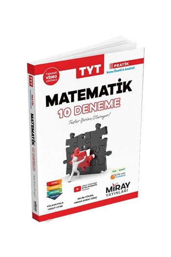 Miray Yayınları TYT Matematik 10 Deneme Kitabı