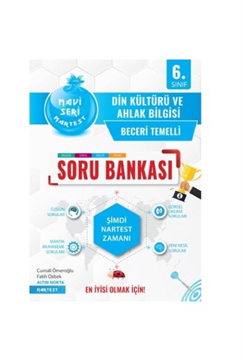 Nartest Yayınları 6.Sınıf Mavi Din Kültürü Soru Bankası