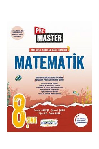 Okyanus Yayınları 8.Sınıf Pre Master Matematik Soru Bankası