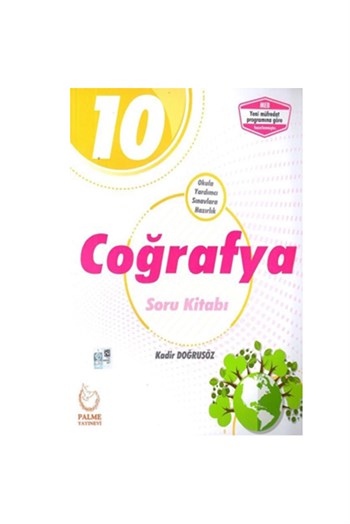 Palme Yayınevi 10.Sınıf Coğrafya Soru Kitabı