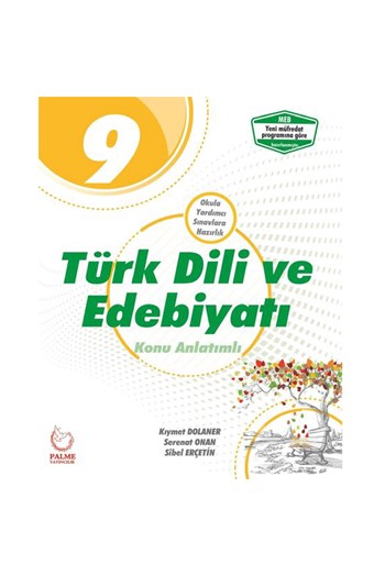 Palme Yayınevi 9.Sınıf Türk Dili ve Edebiyatı Konu Anlatımlı