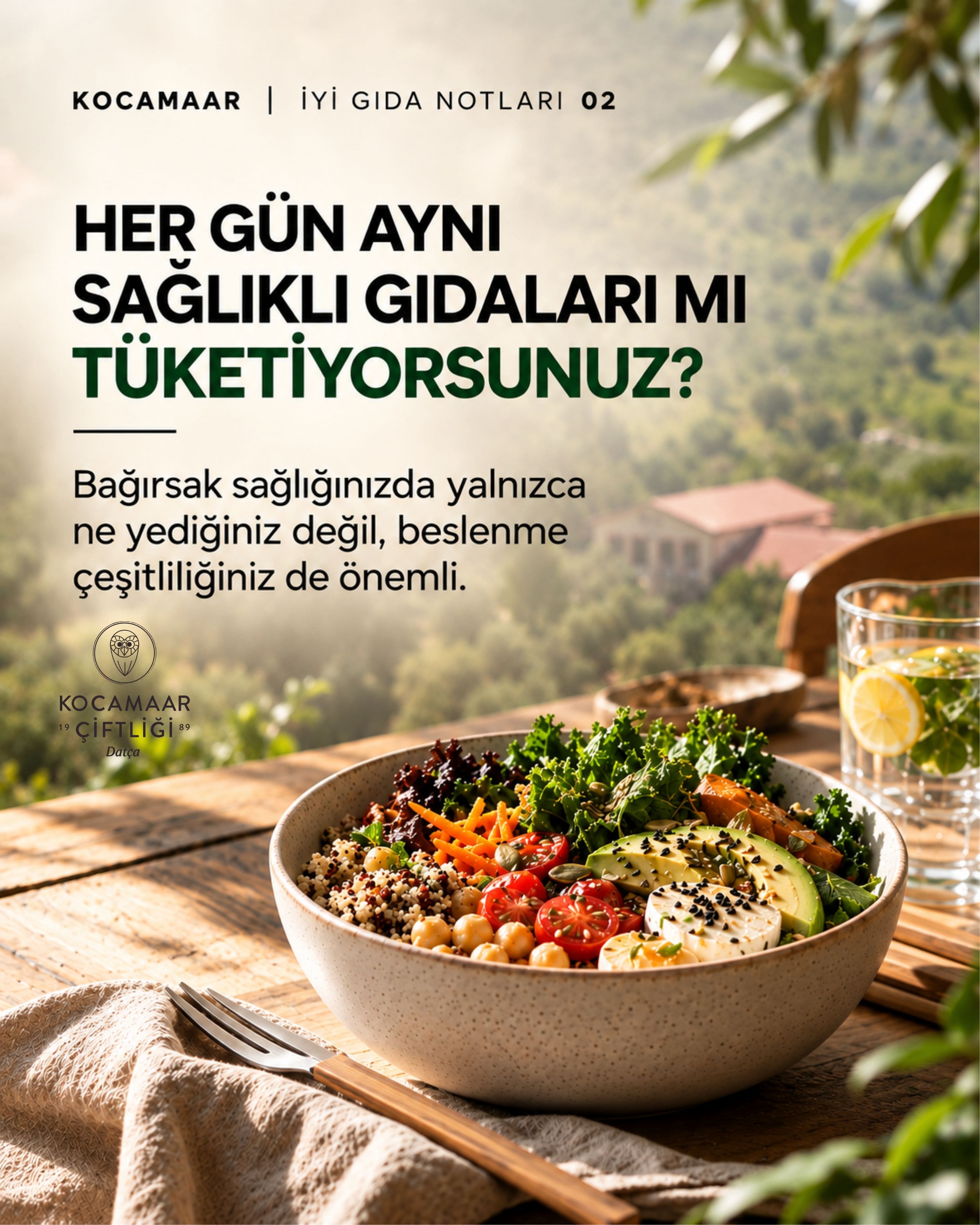 Kocamaar İyi Gıda Notları 02: Her gün aynı sağlıklı gıdaları mı tüketiyorsunuz?