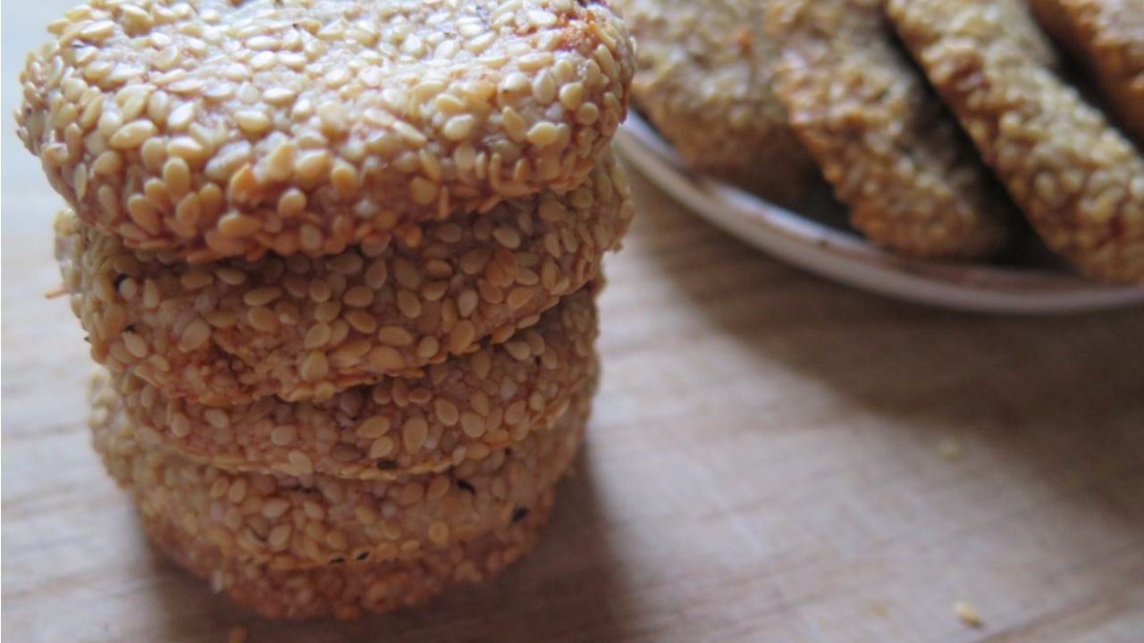 Şekersiz & Glutensiz Tahinli Badem Kurabiyesi