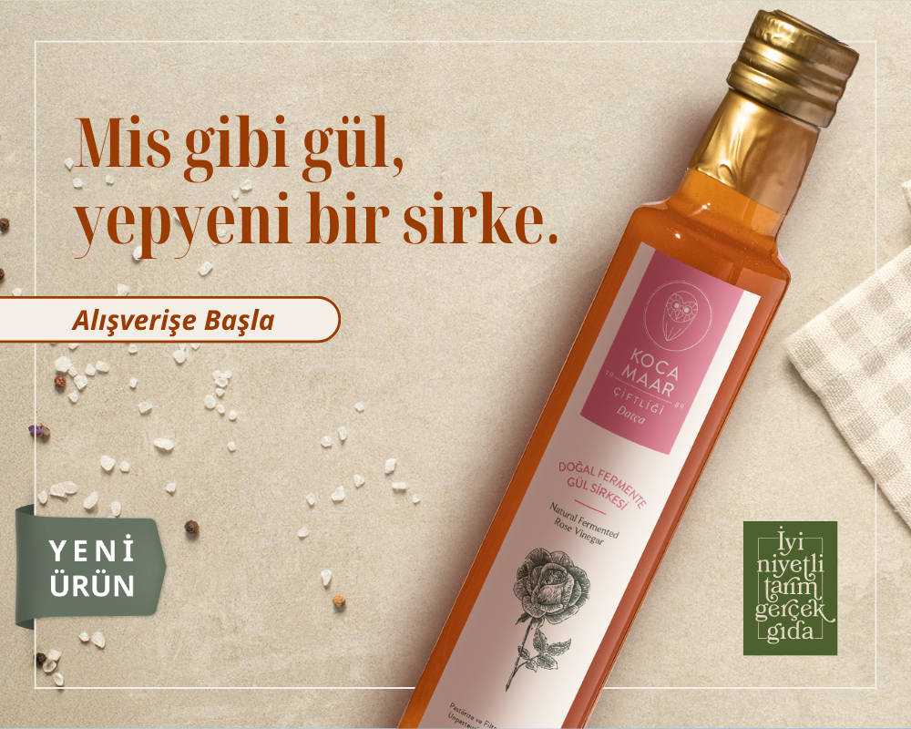 Gül Sirkesi Yeni Ürün