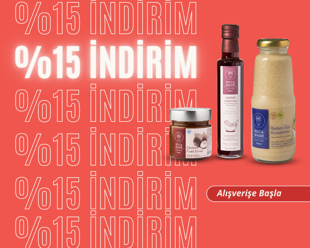 Sepette %15 İndirim!