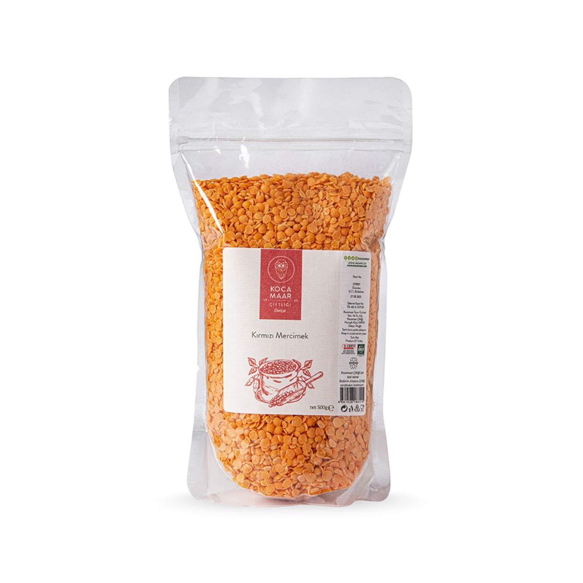 Atalık Tohumdan Kırmızı Mercimek 500 GR