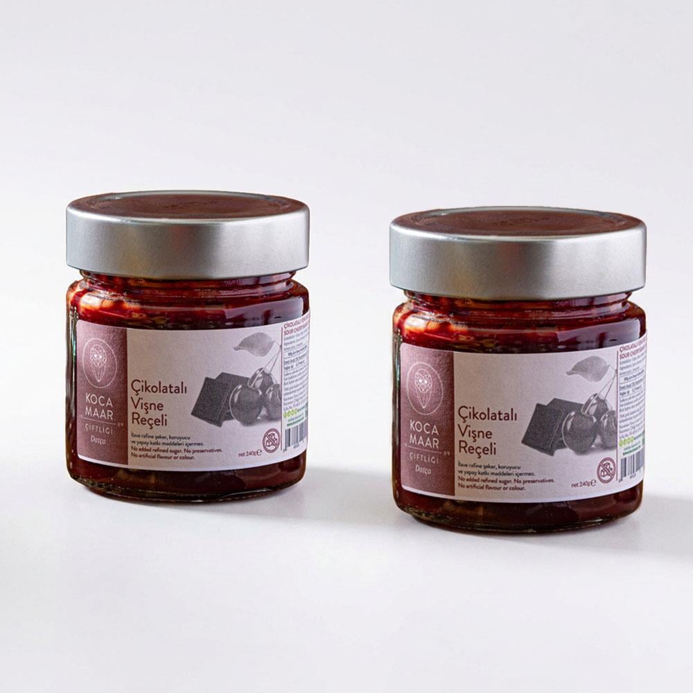Çikolatalı Vişne Reçeli 2Lİ SET