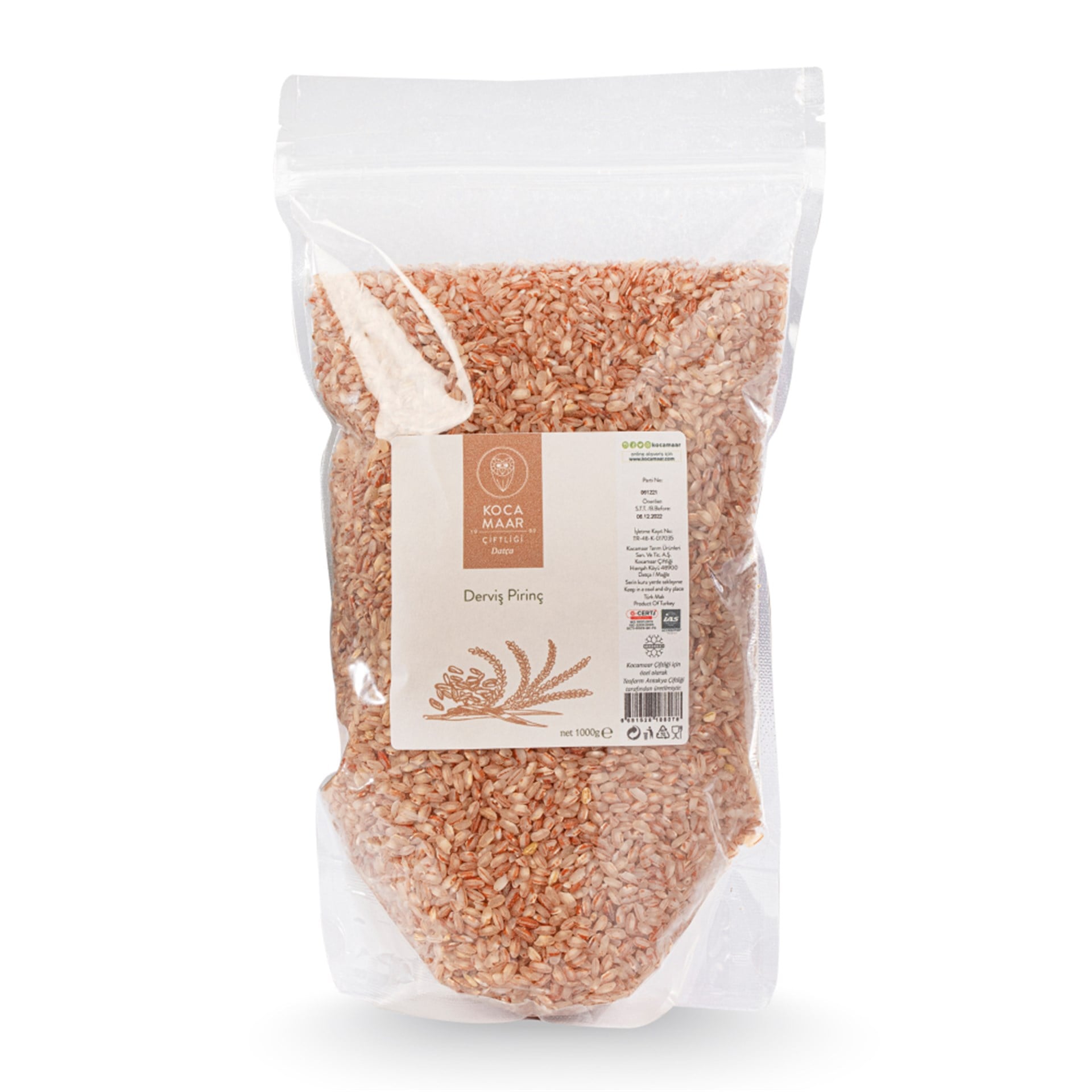 Derviş Pirinç 1000 GR