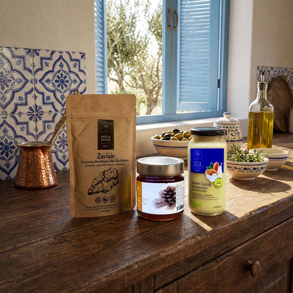 Kocamaar Çiftliği Zerixir Altın Süt Seti 600 gr 