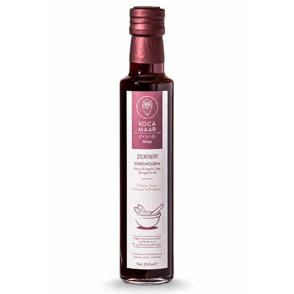 Kocamaar Çiftliği Zerixir Sirkencubin Hibiskus Tarçın 250 ml