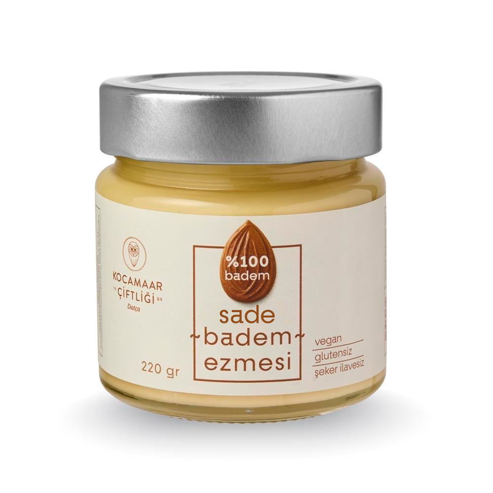 Sade Badem Ezmesi 220 Gr