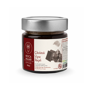 Şeker İlavesiz Çikolata Vişne Reçeli 240gr