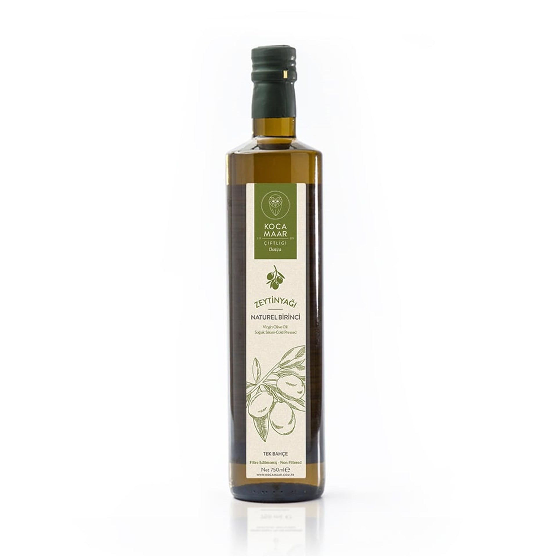 Soğuk Sıkım Naturel Birinci Zeytinyağı 750ml