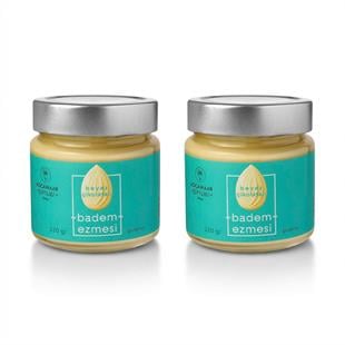 Beyaz Çikolatalı Badem Ezmesi 2 li SET