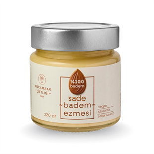 Sade Badem Ezmesi 220 Gr
