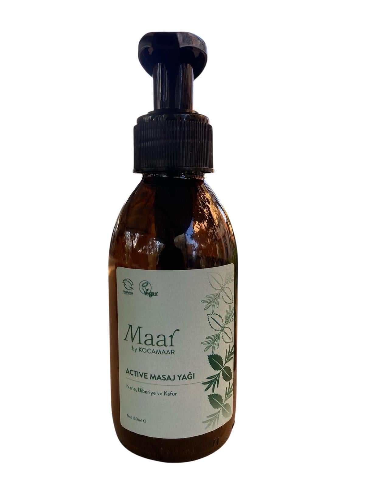 Kocamaar Çiftliği Canlandırıcı Masaj Yağı, Nane & Greypfrut & Bergamot 150 ml
