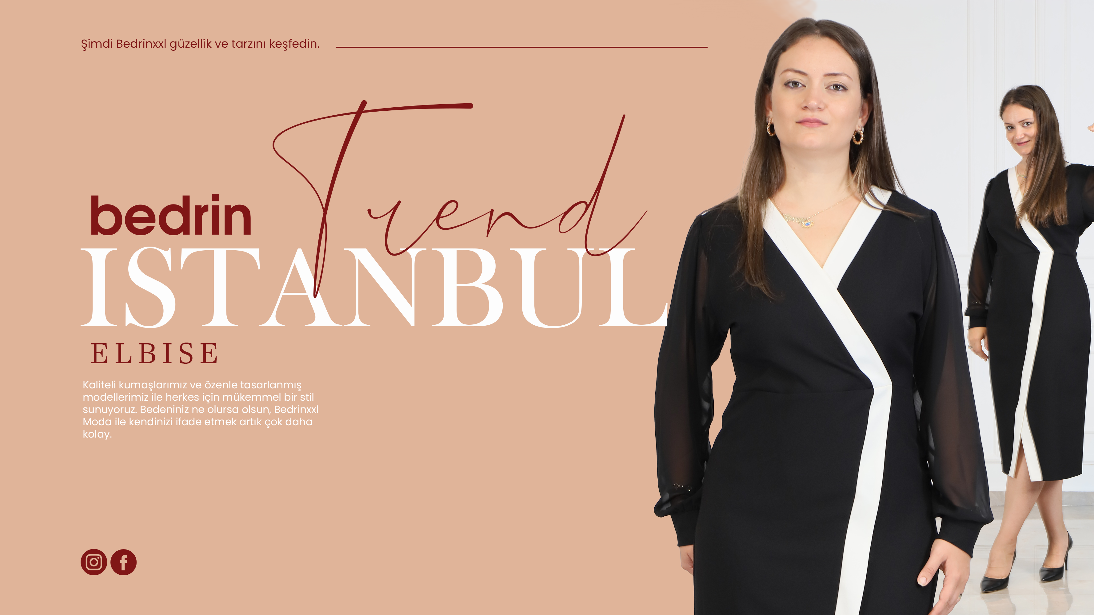Büyük Beden İstanbul Elbise