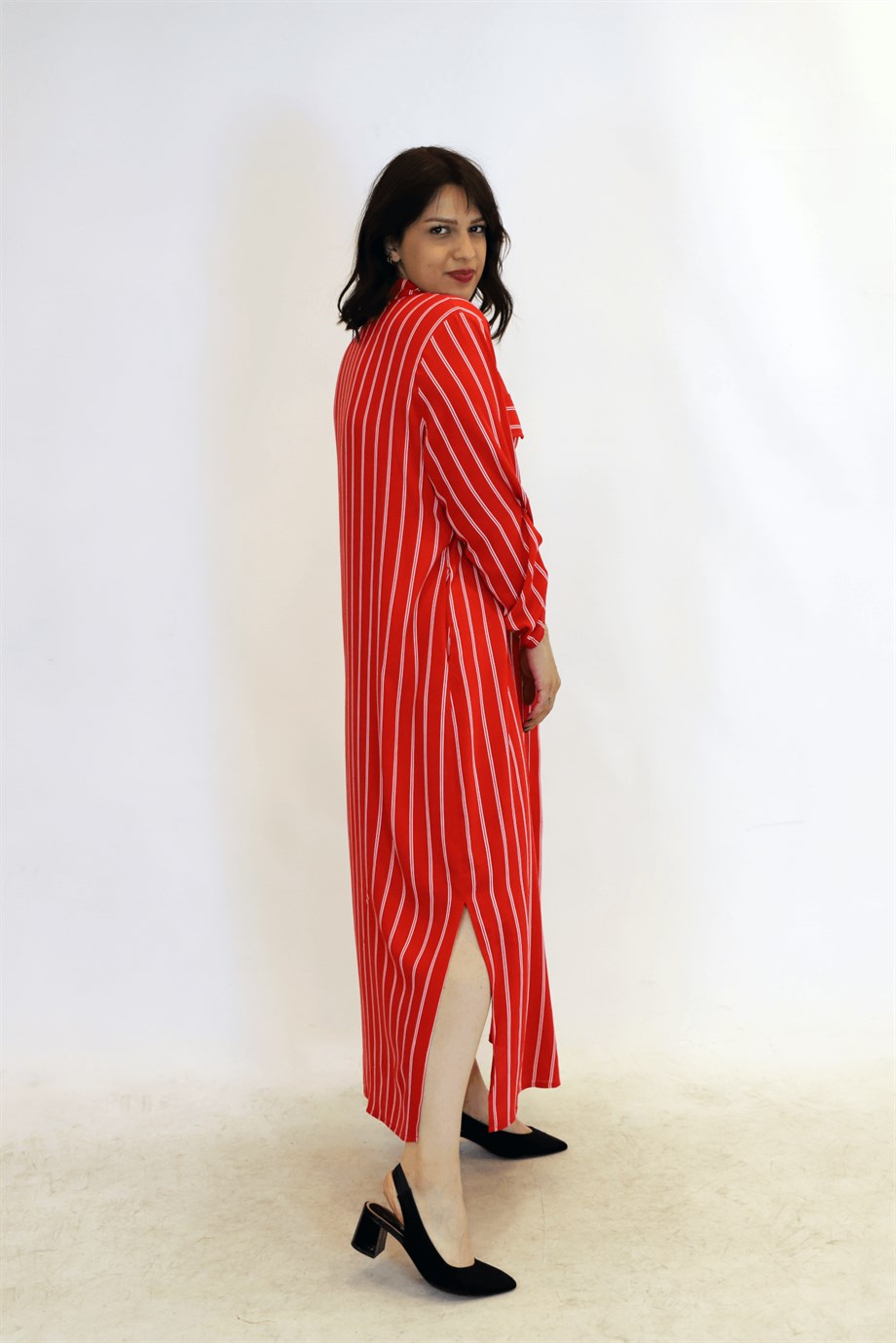 Büyük Beden Çizgi Ceket Elbise Takım Kırmızı | Bedrinxxl | Büyük Beden  Abiye Elbise, Tunik, Genç Buyuk Beden Elbise Tesettür Modelleri ve Fiyatları