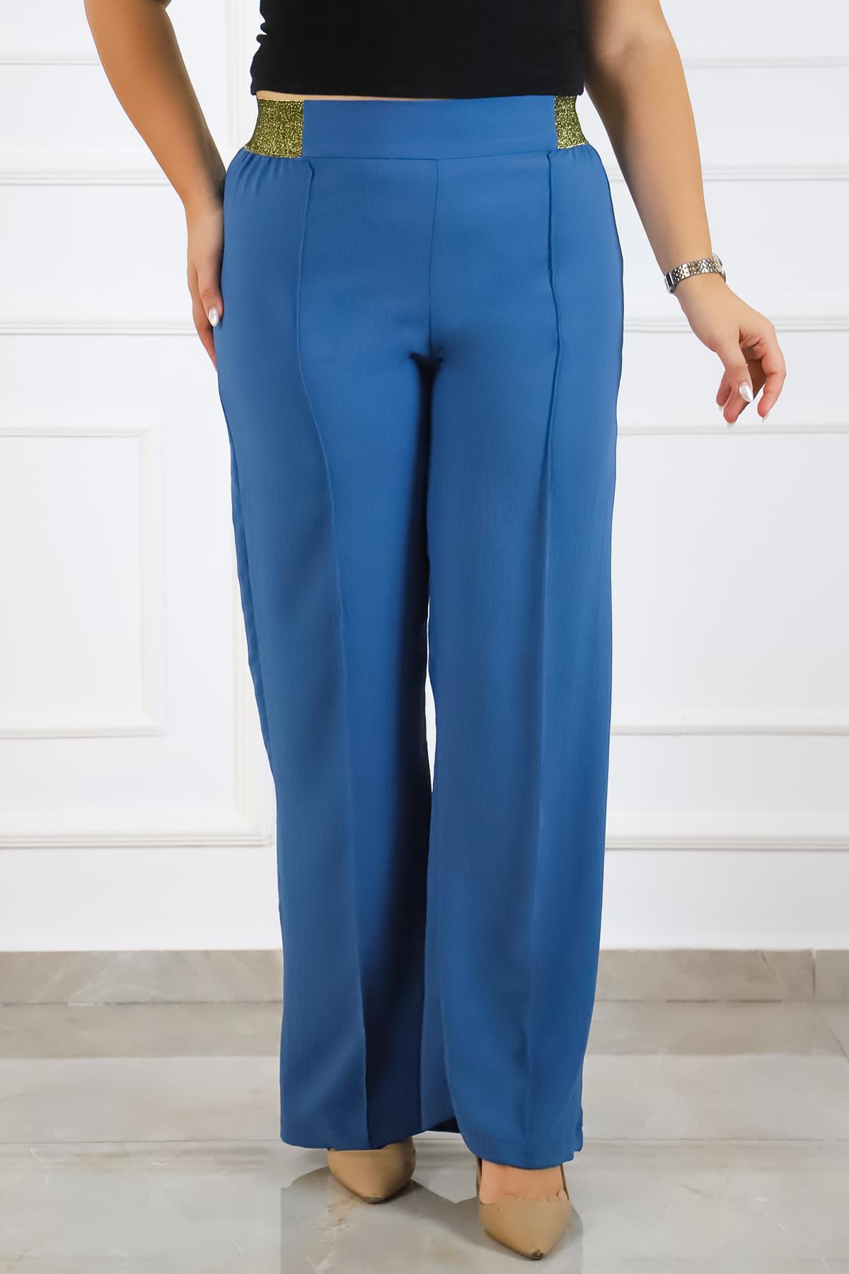 Bedrinxxl, Pantolon, Büyük Beden New Joli Pantolon Sax