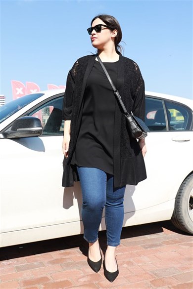 Büyük Beden Petit Hırka