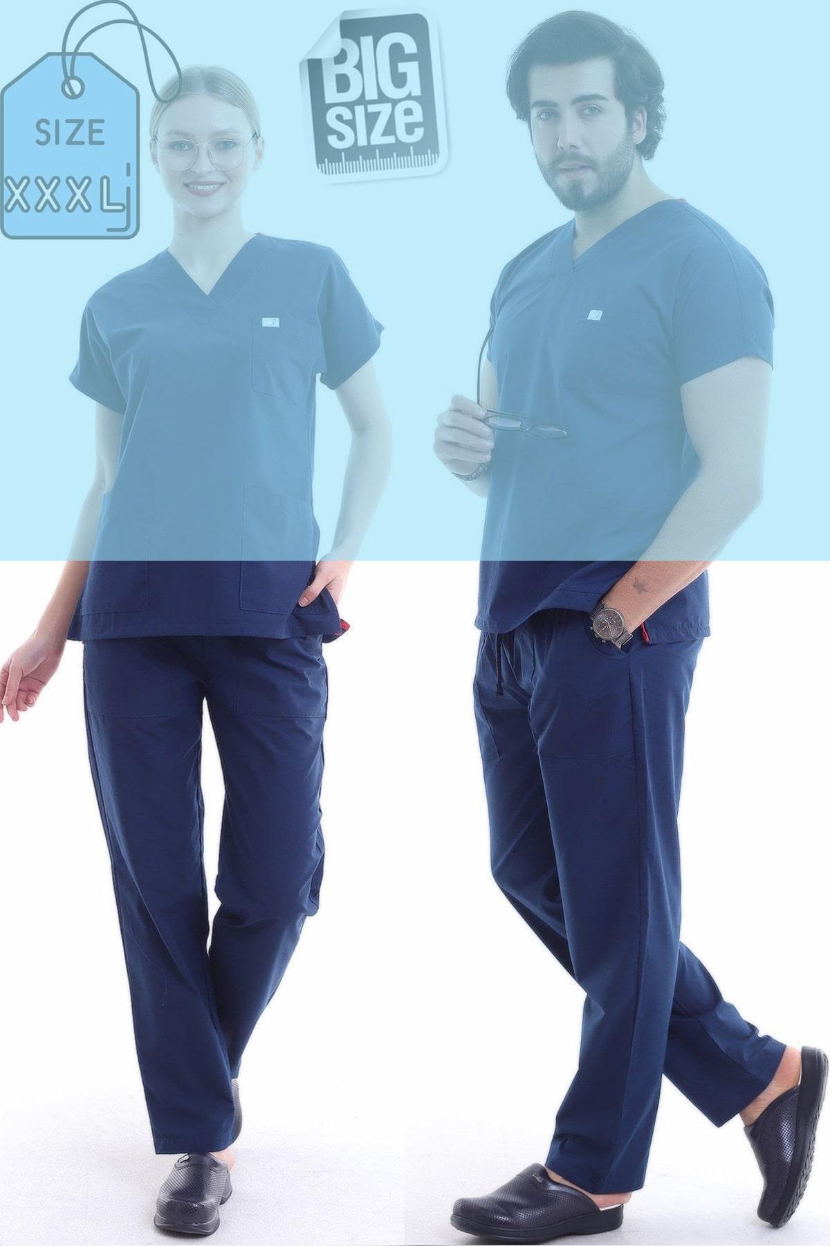 Büyük Beden Tek Alt Hemşire Forması