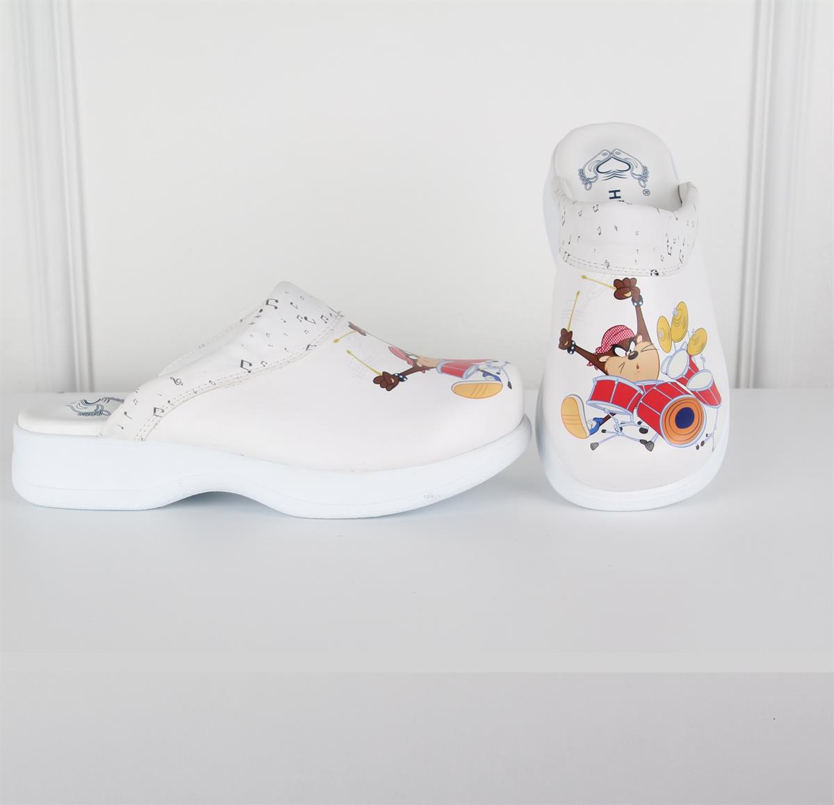 Çizgi Figür Desenli Sabo Terlik