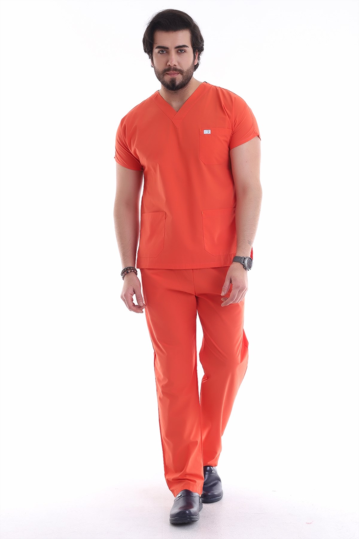 Erkek Doktor Forması Turuncu