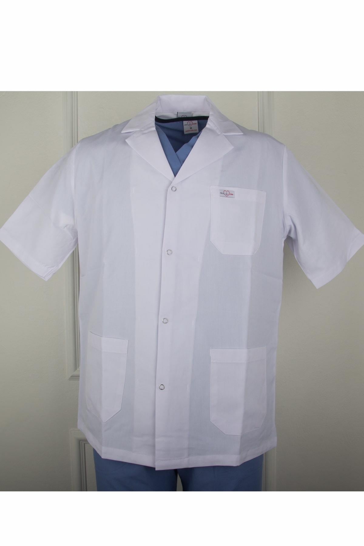 Erkek Doktor Önlüğü Kısa Kol