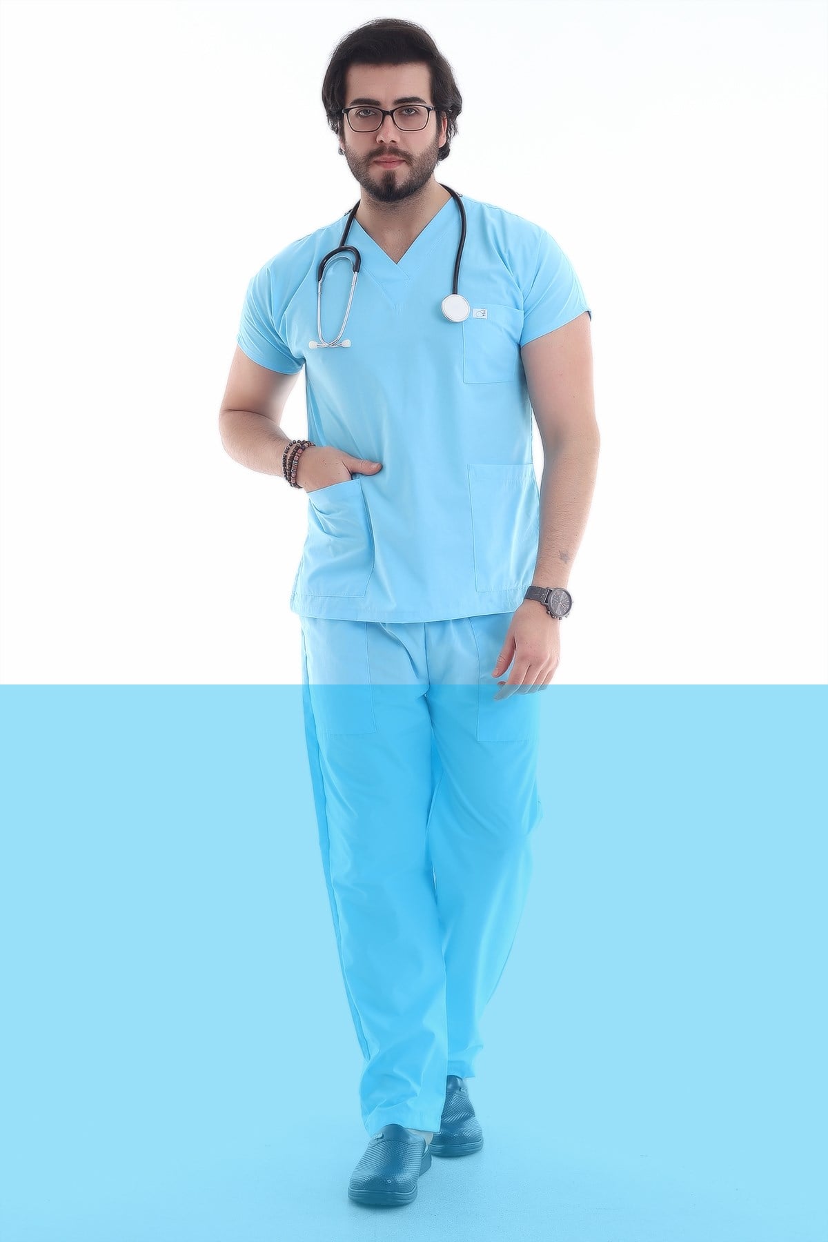 Erkek Tek Üst Forma Açık Turkuaz