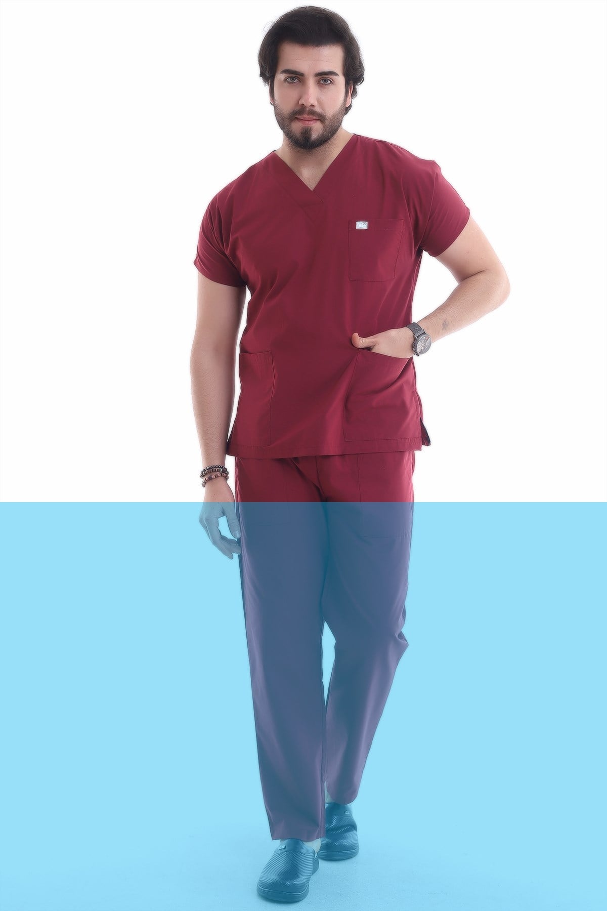 Erkek Tek Üst Forma Bordo