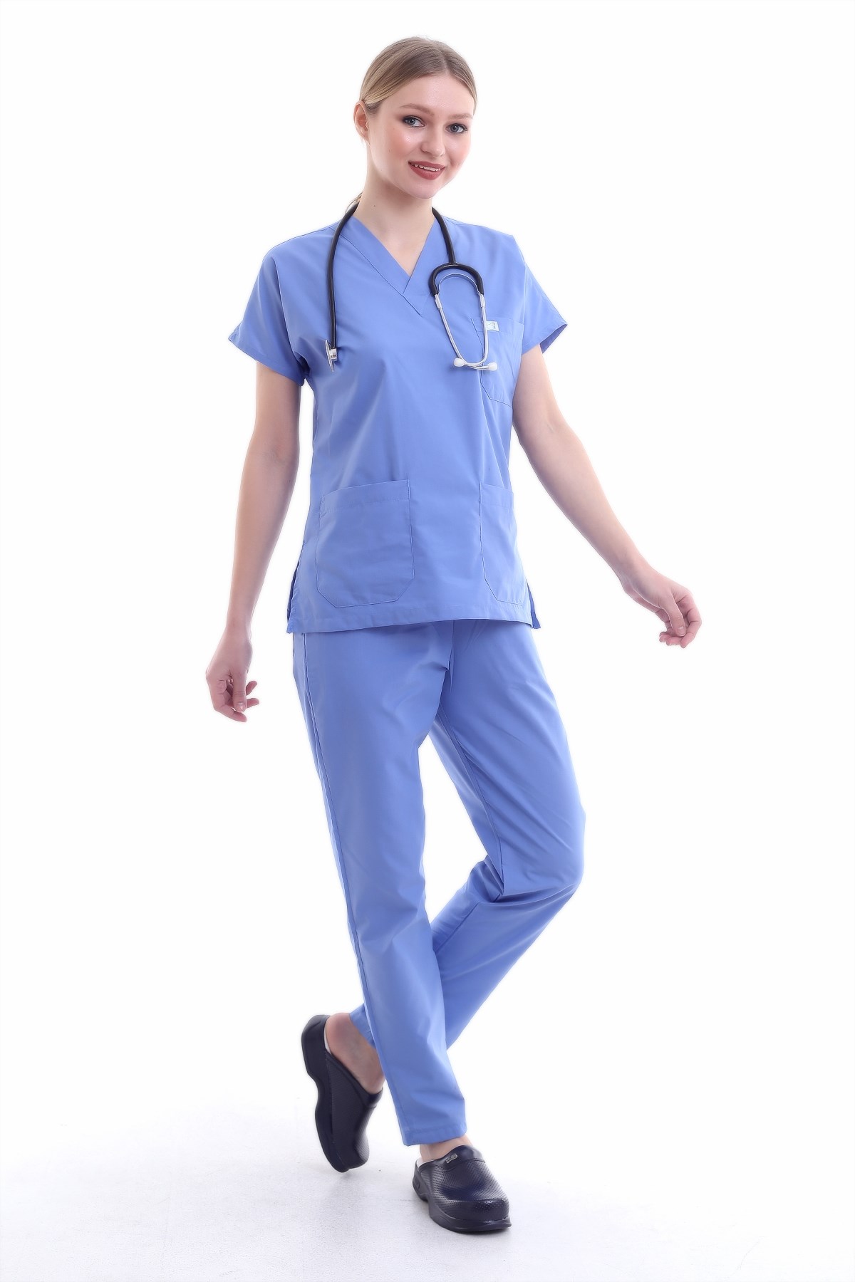 Kadın Doktor Forması Mavi