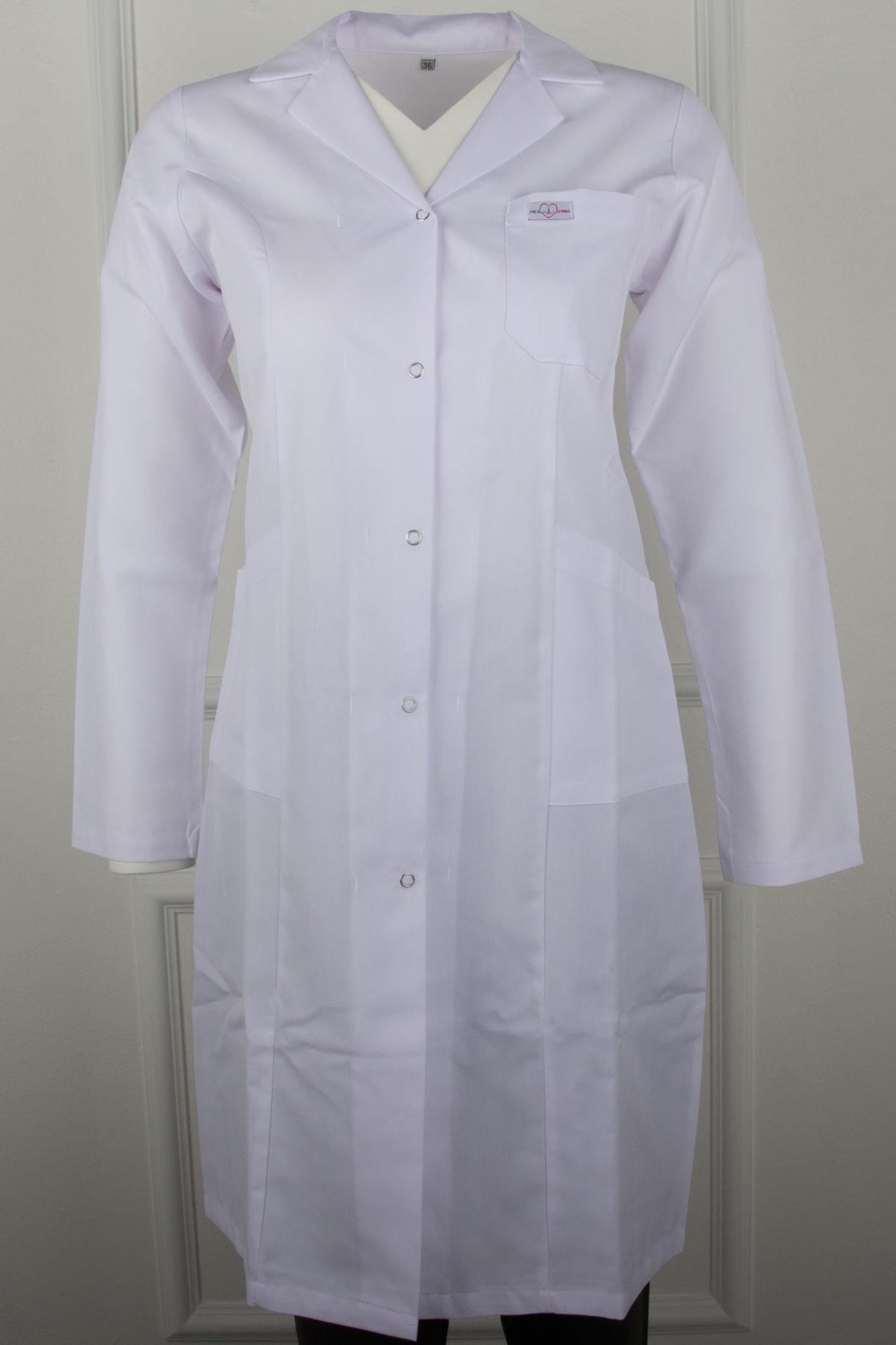 Kadın Doktor Önlüğü Uzun Kol, Uzun Boy