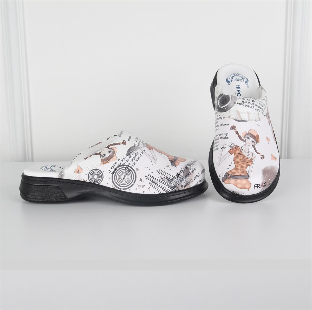 Kadın Figurlu Sabo Terlik