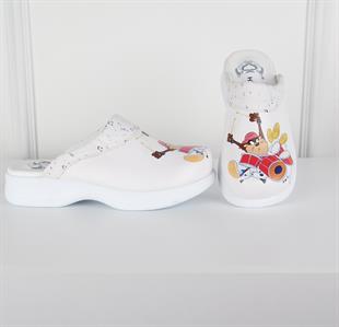 Çizgi Figür Desenli Sabo Terlik