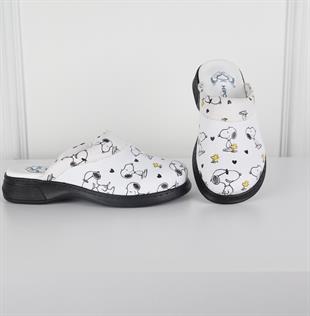 Kuş Köpek Desenli Sabo Terlik